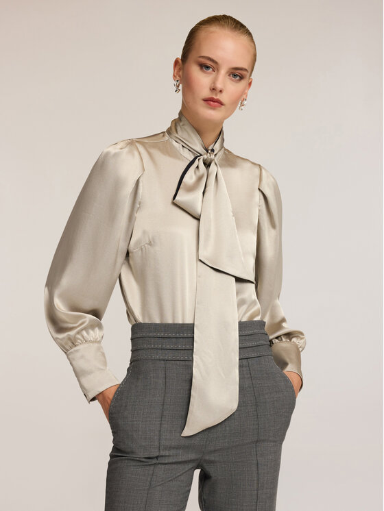 Motivi Motivi Blusa 2013Q001911N002 Grigio Regular Fit