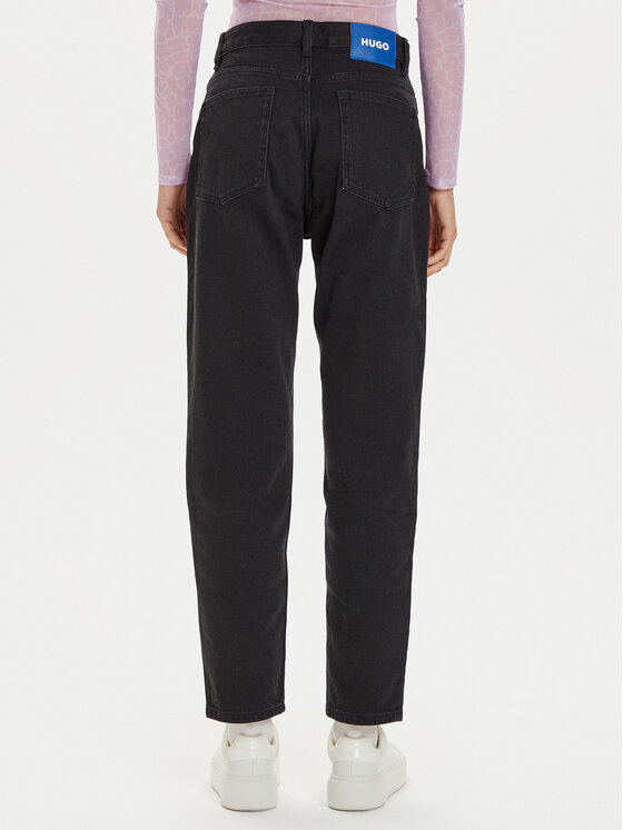 HUGO Hugo Дънки Noe_B 50520595 Черен Boyfriend Fit