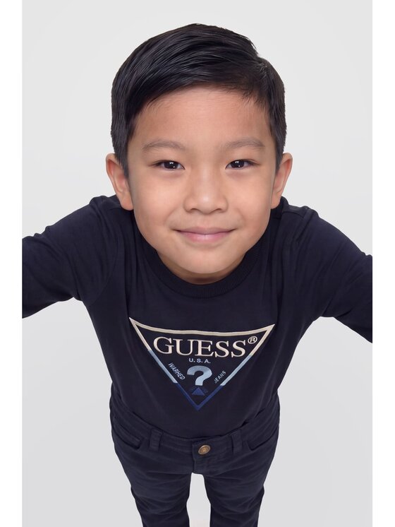 Guess Kids Guess Kids T-Shirt 185389 Niebieski Classic Fit