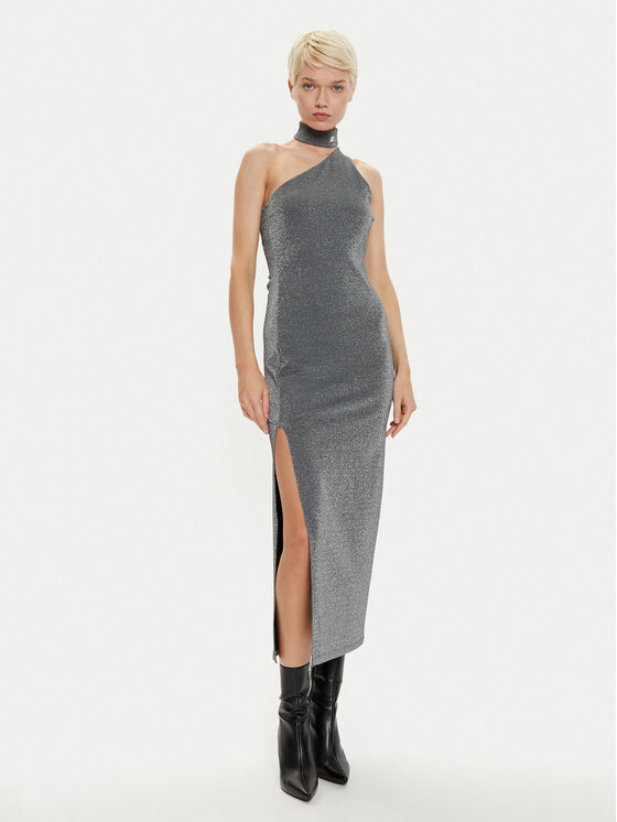 HUGO Hugo Abito da cocktail 50522764 Argento Slim Fit