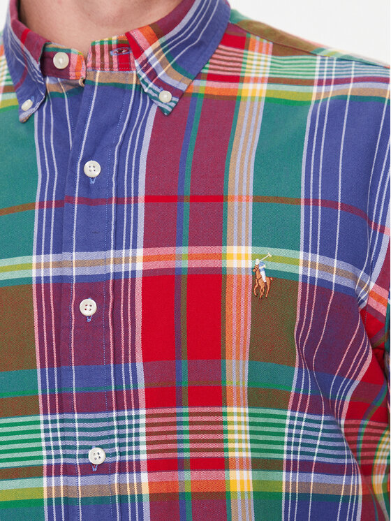 Polo Ralph Lauren Camicia 710897267005 Multicolore Custom Fit