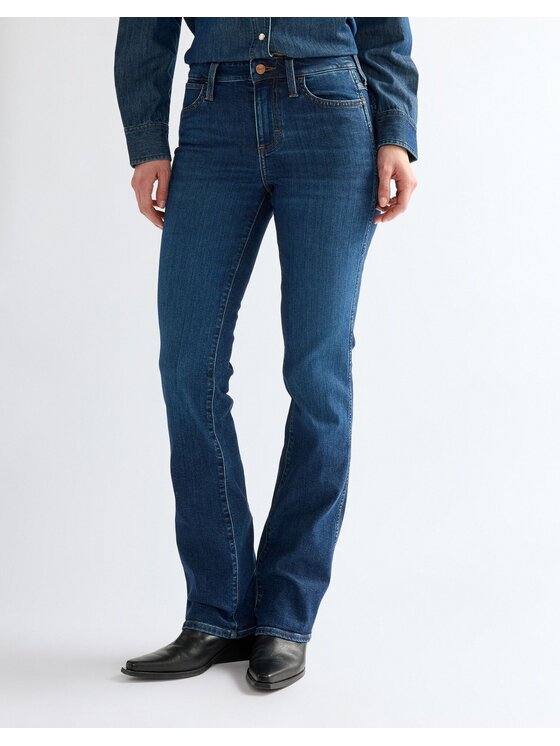 Wrangler Wrangler Jeansy BOOTCUT Niebieski Bootcut Fit