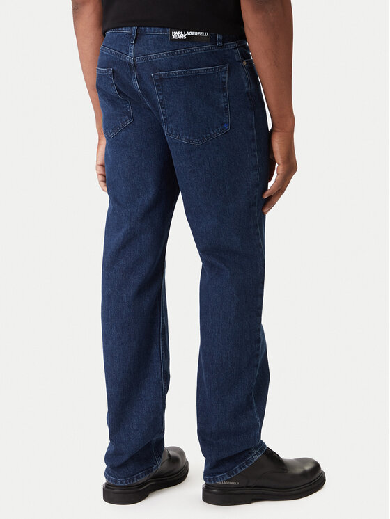 Karl Lagerfeld Jeans Karl Lagerfeld Jeans Džínsy A3M10136 Tmavomodrá Straight Fit