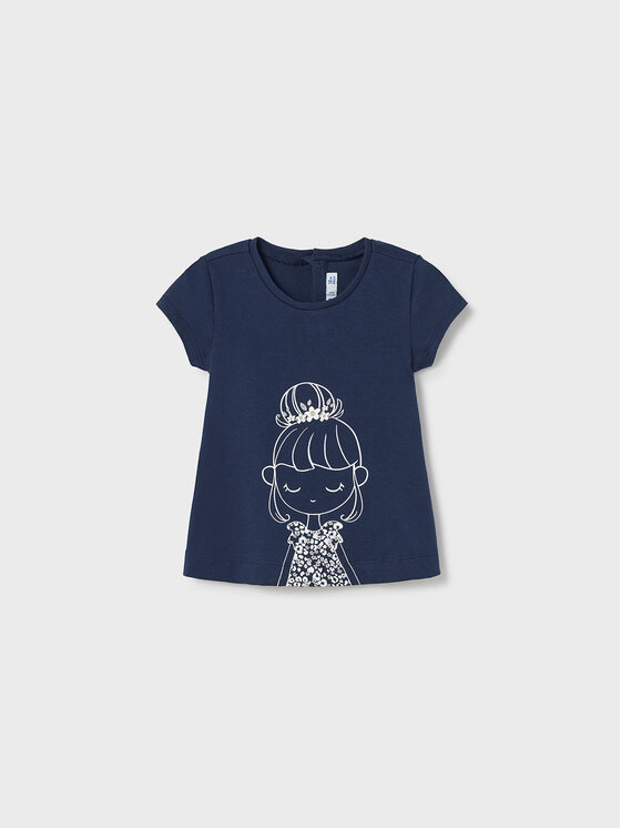 Mayoral Mayoral T-shirt 1013 Tamnoplava