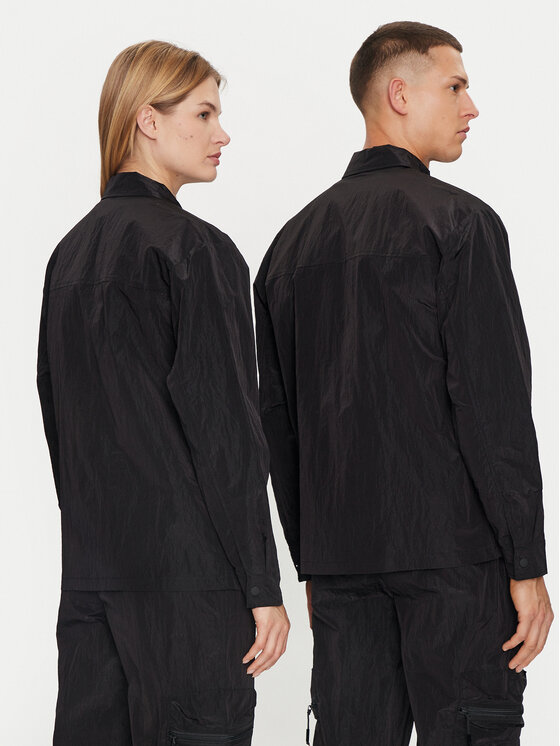 Rains Rains Πουκάμισο Kano Overshirt 19220 Μαύρο Regular Fit