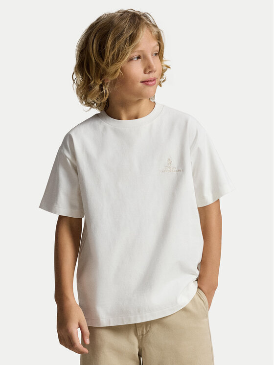 Polo Ralph Lauren Polo Ralph Lauren Футболка 323A12286004 Écru Oversize