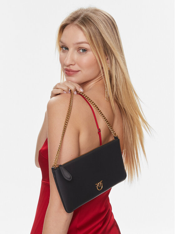 PINKO Pinko Torebka Horizontal Flat PE 24 PCPL 102747 A0F1 Czarny