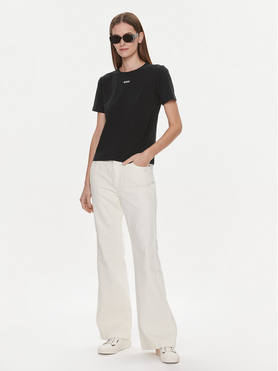 BOSS Boss Футболка 50510322 Чорний Regular Fit
