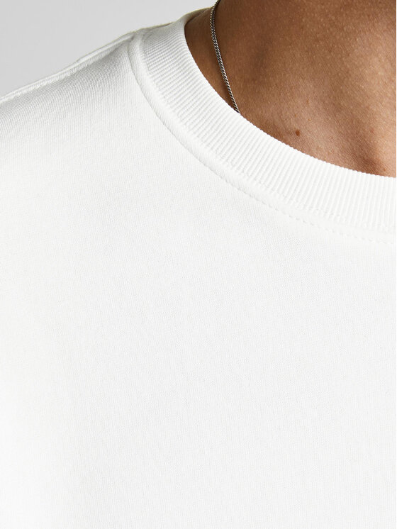 Jack & Jones Jack & Jones Mikina Star 12208182 Bílá Relaxed Fit