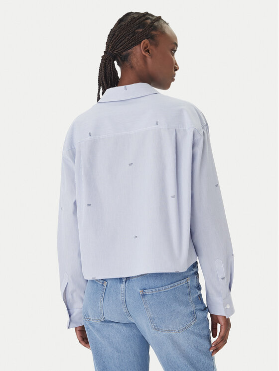 JOOP! Jeans JOOP! Jeans Košeľa Basima 10019224 30101901 Modrá Oversize