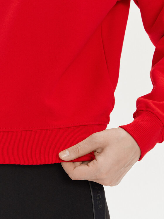 Tommy Hilfiger Tommy Hilfiger Sweatshirt Flag WW0WW41245 Rot Relaxed Fit