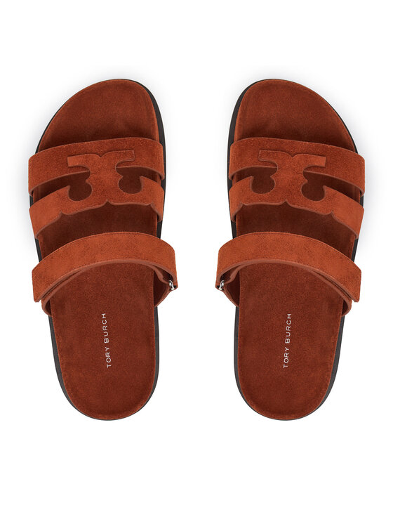 Tory Burch Tory Burch Παντόφλες Ines Sport Slide 163481 Καφέ