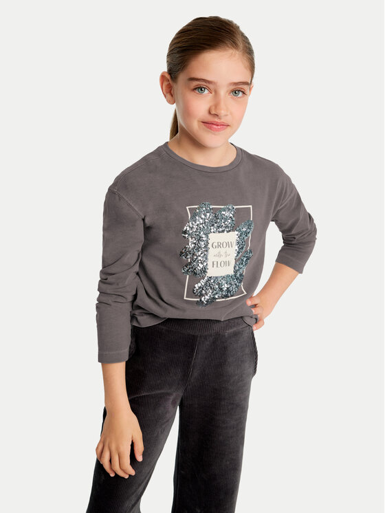 Mayoral Mayoral Блузка 7010 Сірий Regular Fit