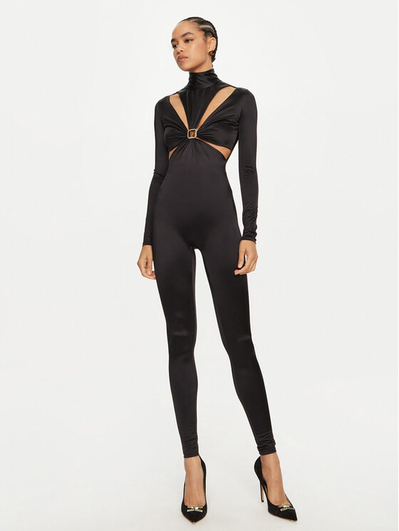 Elisabetta Franchi Elisabetta Franchi Гащеризон TU-T32-47E2 Черен Slim Fit