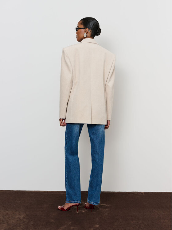 La Mania La Mania Giacca da abito COLBY Beige Classic Fit