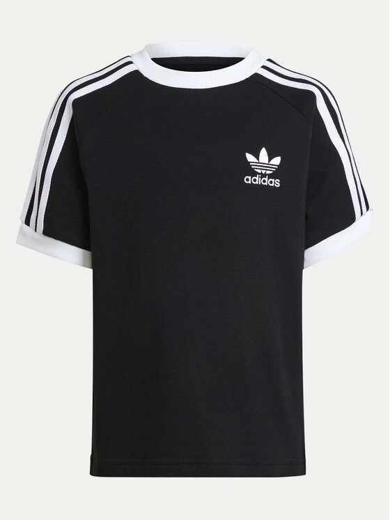 adidas adidas Majica adicolor Trefoil IY2389 Črna Regular Fit