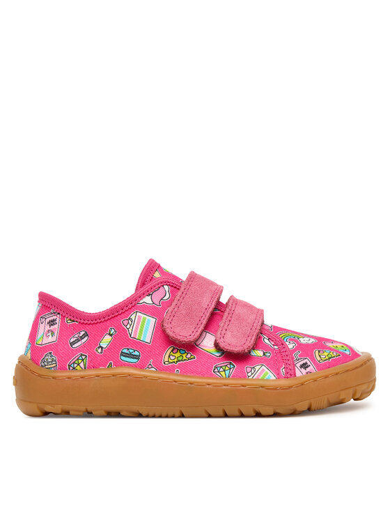 Froddo Papuci de casă Barefoot Canvas G1700440-10 S Roz