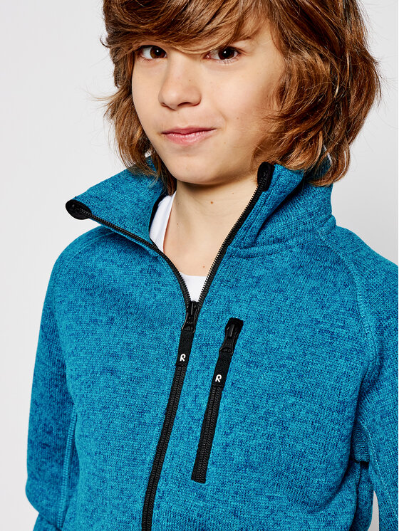 Felpa di pile Micoua 536467 Blu Regular Fit