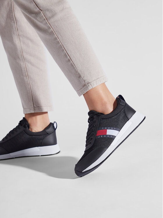 Tommy Jeans Tommy Jeans Αθλητικά Flexi Runner Wmn EN0EN01789 Μαύρο