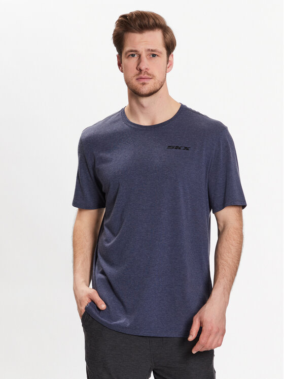 Skechers Skechers T-shirt Skechers Dri-Release SKX Tee Blu scuro Regular Fit