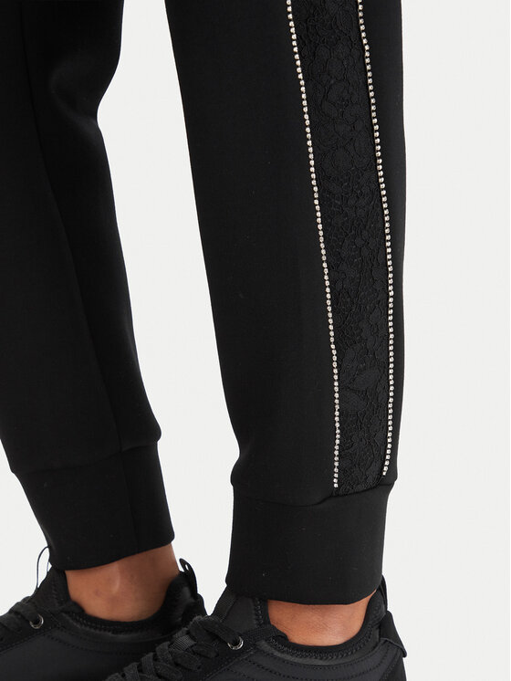Guess Guess Pantaloni trening W6RB45 KBYE2 Negru Regular Fit
