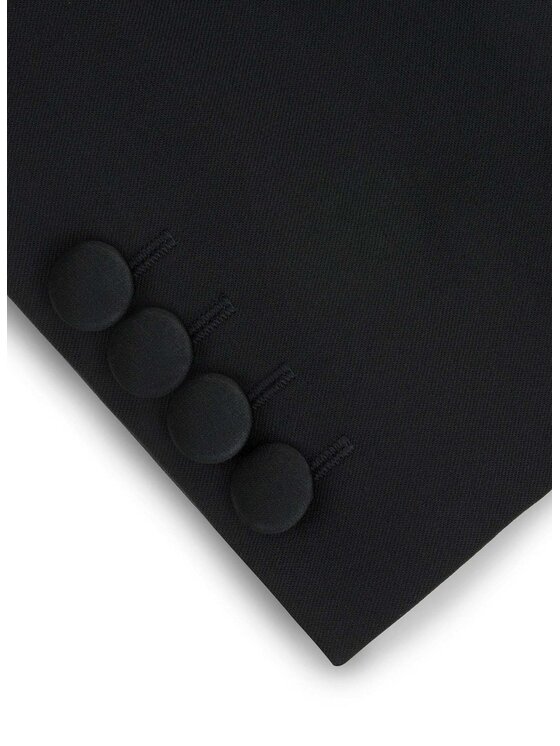 Pako Lorente Pako Lorente Marynarka PPLM9-3S-009 Czarny Slim Fit