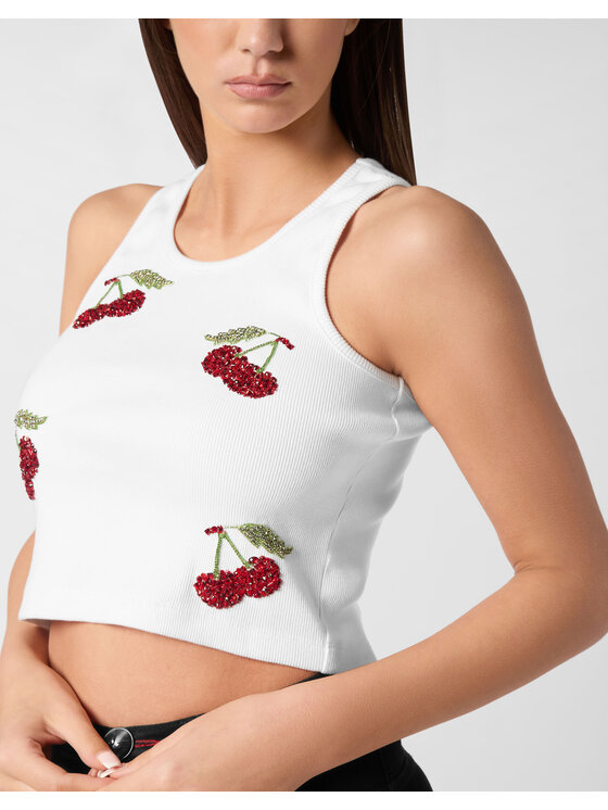 PHILIPP PLEIN PHILIPP PLEIN Tank top 24205 Biela