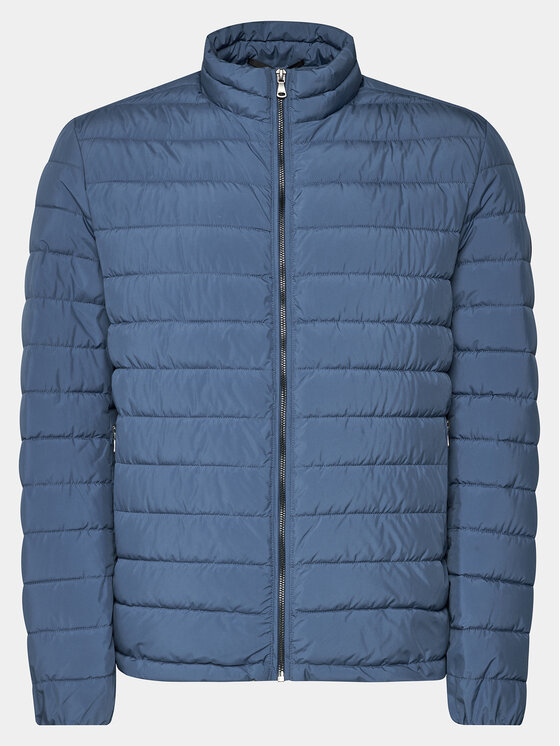 Sisley Prechodná bunda 24UWSN02R Modrá Regular Fit