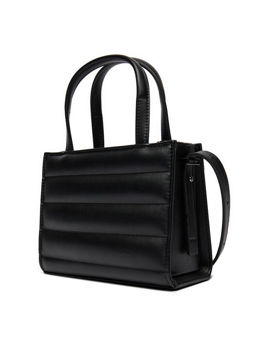 Calvin Klein Calvin Klein Torbica Line Quilt Mini Tote K60K612116 Crna