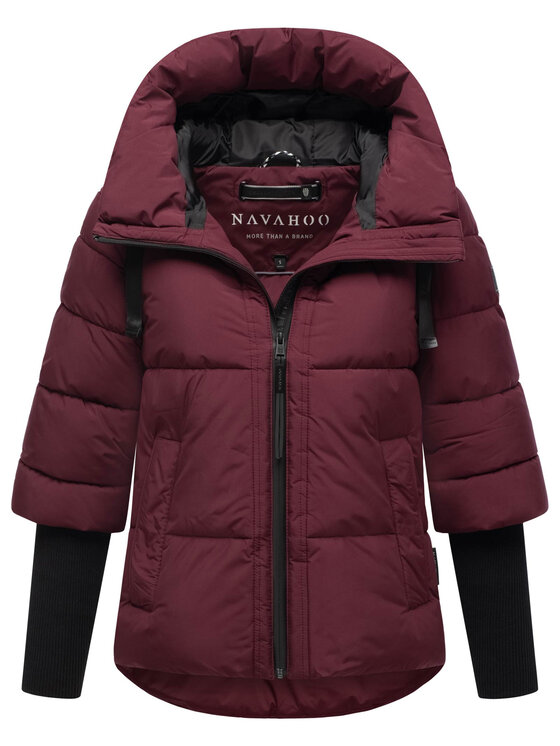 Navahoo Navahoo Kurtka zimowa Lotusherz Bordowy Regular Fit