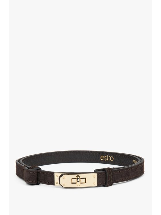 Estro Estro Ζώνη Γυναικεία ER00118659 Καφέ