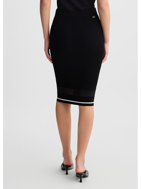 Liu Jo Liu Jo Gonna maxi TA5210MS02703L44 Nero Regular Fit