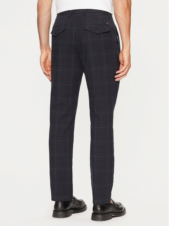 Tommy Hilfiger Tommy Hilfiger Chino nohavice MW0MW37726 Tmavomodrá Tapered Fit