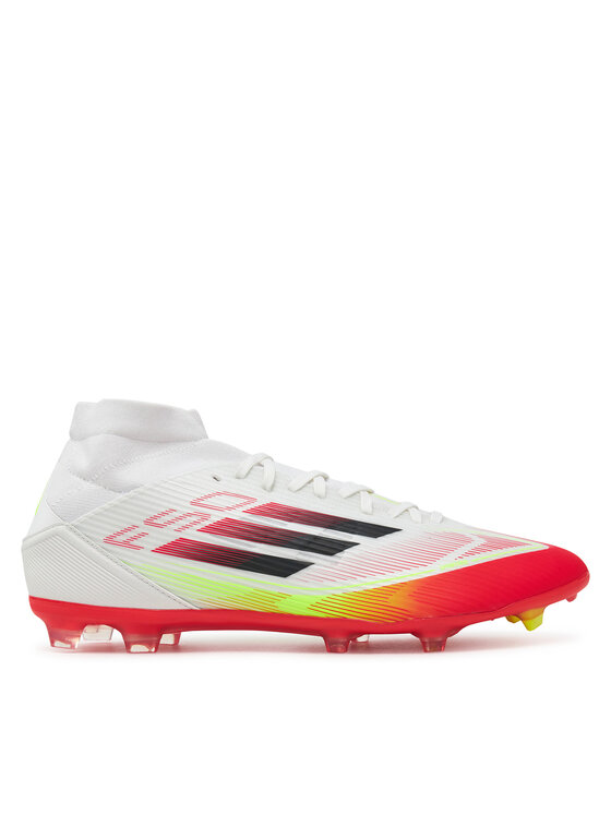 adidas adidas Ghete pentru fotbal F50 League Mid Firm/Multi-Ground JI0434 Alb