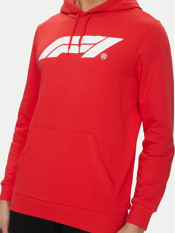 Puma Puma Felpa F1 Ess Logo 625853 Rosso Regular Fit