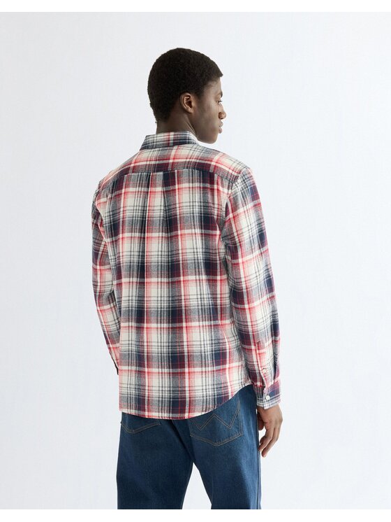 Wrangler Wrangler Koszula 1 PKT SHIRT Kolorowy Regular Fit