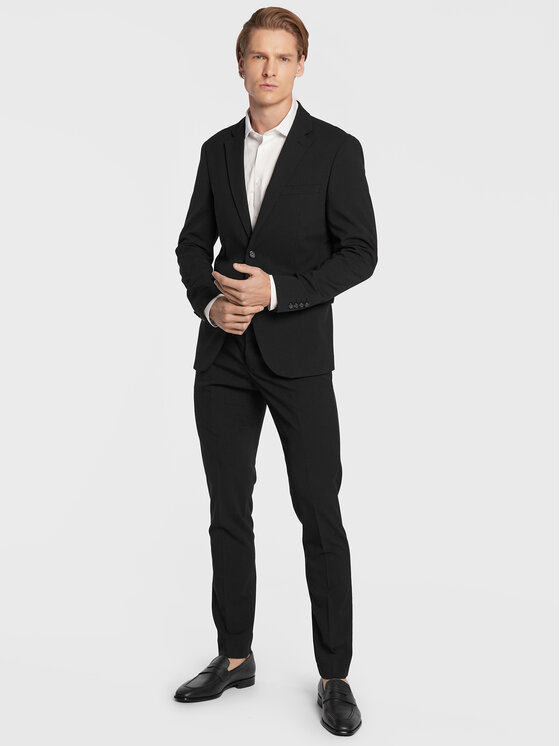 Lindbergh Lindbergh Kostiumas 30-61040 Juoda Slim Fit