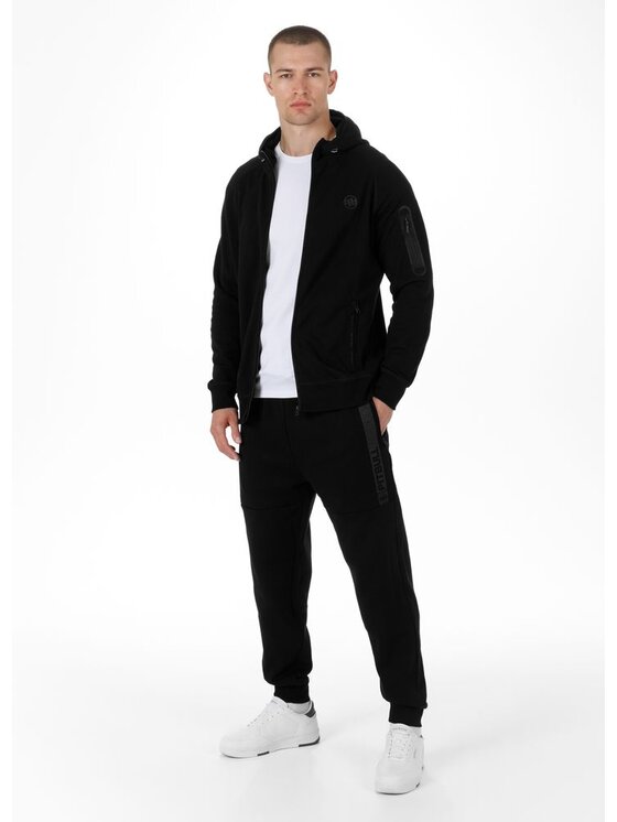 PITBULL PITBULL Bluza Beachfront Czarny Regular Fit