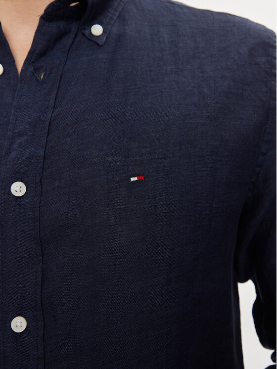 Tommy Hilfiger Tommy Hilfiger Košeľa MW0MW34602 Tmavomodrá Regular Fit