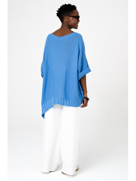 blue shadow blue shadow Sweter Gustti Niebieski Regular Fit