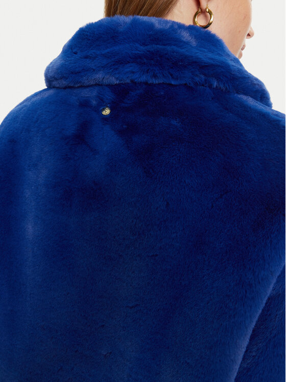 LOLA CASADEMUNT lola_casademunt Fellmantel LF2401027 Blau Regular Fit