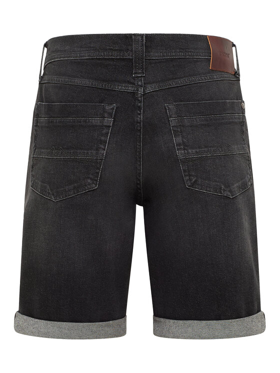 Mustang Mustang Jeansshorts Washington 1016453 Schwarz Straight Fit