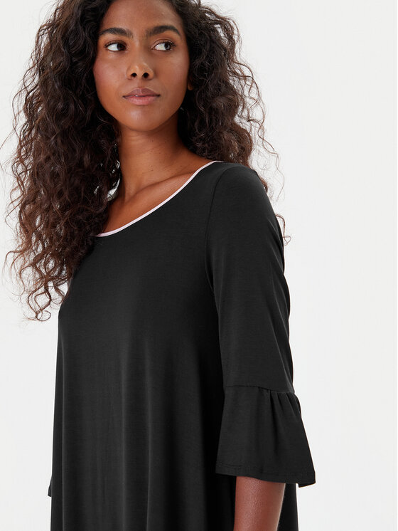 Kate Spade Kate Spade Spavaćica KSI51506 Crna Relaxed Fit