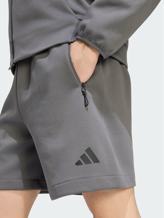 adidas adidas Szorty sportowe Adidas Z.N.E. KX7696 Szary Regular Fit