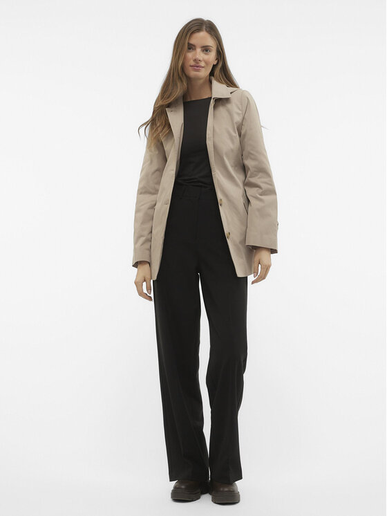 Vero Moda Vero Moda Παλτό μεταβατικό Chelsea 10300845 Καφέ Regular Fit