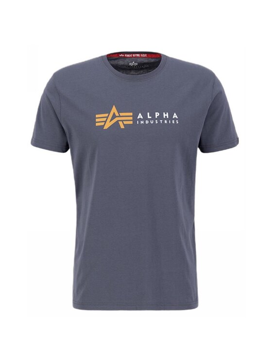 Alpha Industries Alpha Industries T-Shirt AI.118502-136-S Szary Regular Fit