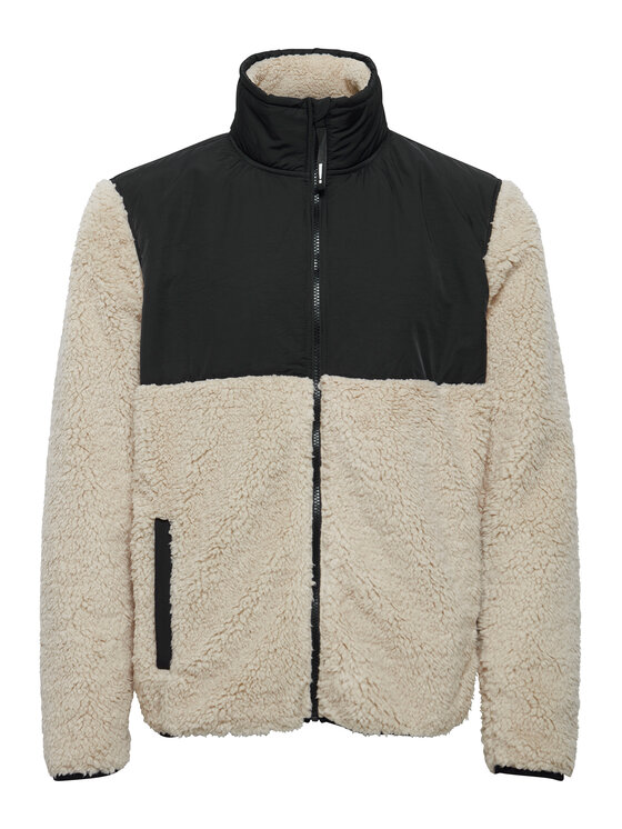 Solid Solid Prehodna jakna 21107831 Bež Regular Fit