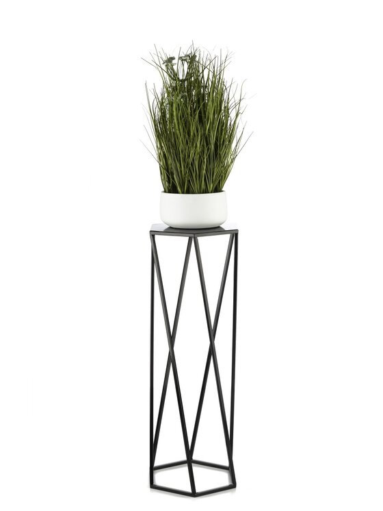 MIAhome MIAhome Kwietnik ośmiokątny 70 cm OTTAGONO I Czarny