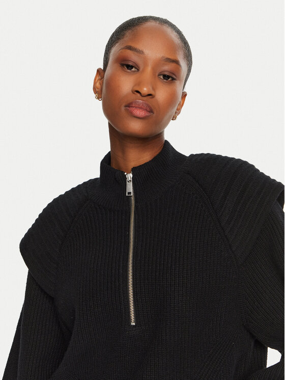Gestuz Gestuz Pullover Madia 10909459 Schwarz Loose Fit