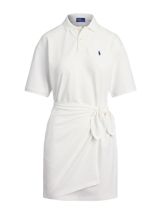 Polo Ralph Lauren Polo Ralph Lauren Haljina za svaki dan 211A88516002 Bijela Straight Fit